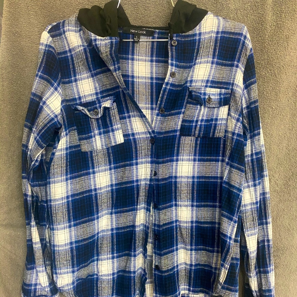 Hooded flannel